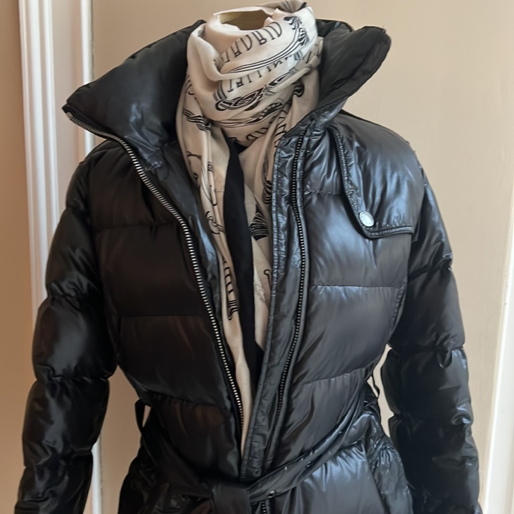 Burberry Brit WINTER SALE Black Down Short Trench   S
